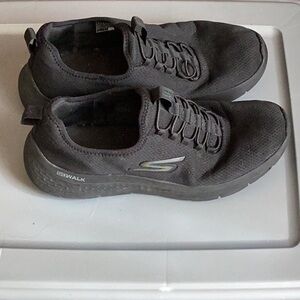 Skechers Go Walk Work Charcoal Casual Sneakers Size 9